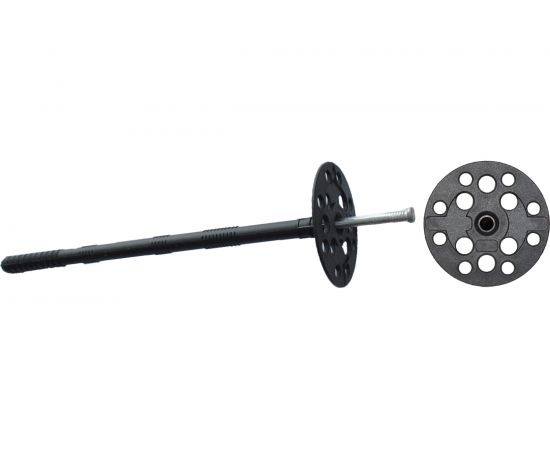 Дюбель для теплоизоляции с металлическим гвоздем INTERFIX ИЗМ 10х220, 200 шт 28961 