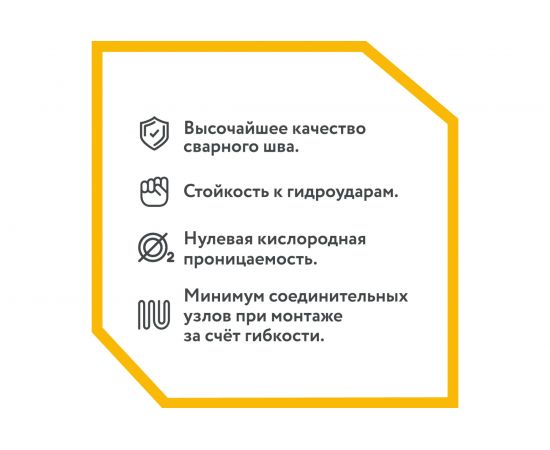 Гофрированная труба Stahlmann из нержавеющей стали SS304 15А, бухта 50м 060545 – изображение 11
