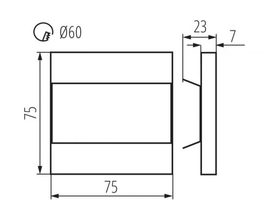 Подсветка для лестницы KANLUX TERRA LED CW 12В 23104 – изображение 2