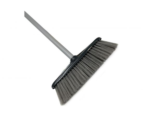Щетка GoGo ПВХ, цвет темно-серый, с деревянной серой ручкой, 120 см 60300 NIGHT – изображение 2