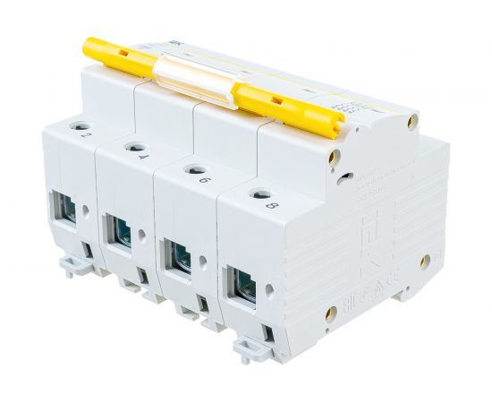 Автоматический выключатель IEK ВА 47-100, 4Р, 80А, 10 кА, х-ка С MVA40-4-080-C – изображение 2