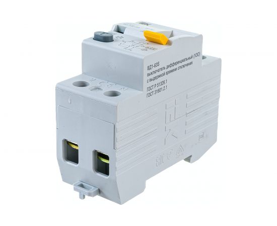 Устройство защитного отключения IEK ВД1-63S УЗО, 2Р, 50А, 100мА MDV12-2-050-100 – изображение 2
