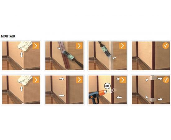 Универсальный ПВХ угол GRACE Рико Лео 20х20 мм, 3 м, 18 шт./уп. 112 Ясень серый 00000002689 – изображение 2