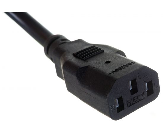 Кабель электропитания IEK ITK PDU 3х1,5 3М с разъёмами С13 - нем.ст PC-C13D-3M – изображение 3