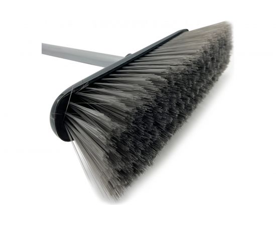 Щетка GoGo ПВХ, цвет темно-серый, с деревянной серой ручкой, 120 см 60300 NIGHT – изображение 3
