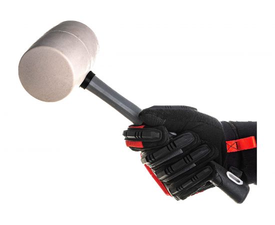 Молоток HARDY резиновый, 75мм, ручка 2K, белый 2028-900075 – изображение 3