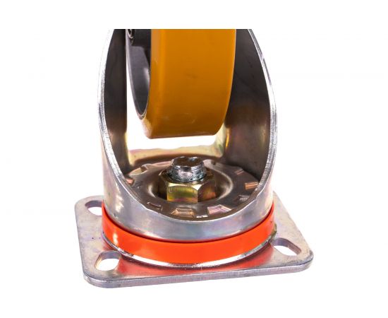 Колесо с вращающейся опорой и пластиной крепления (125 мм; 350 кг) Tellure rota 657603 – изображение 3