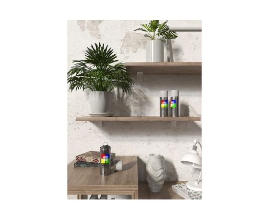 Краска аэрозольная RAL7035 светло-серый CORALINO C17035 – изображение 3