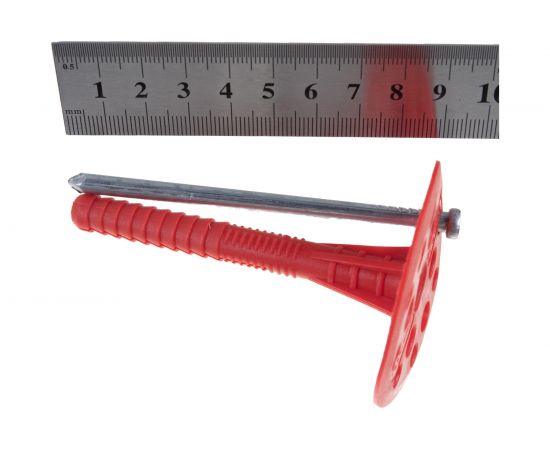 Дюбель для теплоизоляции ГОСКРЕП с металлическим гвоздём 10х90 50 шт., пакет 4-0014050 – изображение 3