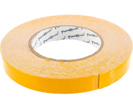 Клейкая двухсторонняя лента на вспененной основе РемоКолор 19мм х 10м 49-5-019 – изображение 3