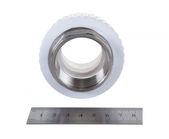 Комбинированная муфта PPR LAMMIN ВР 40х1 1/4" под ключ Lm31044040032 – изображение 3