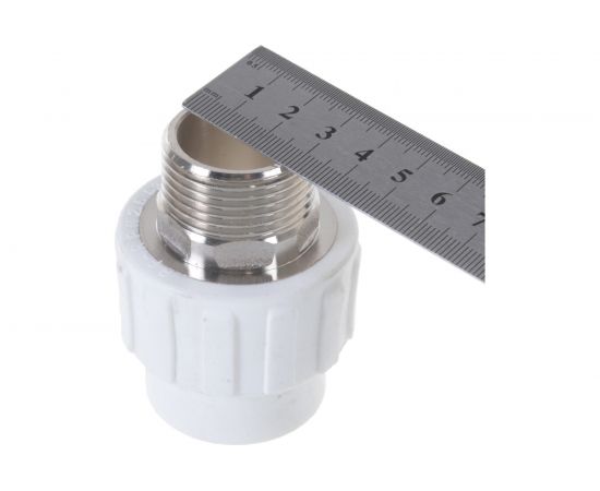 Комбинированная муфта LAMMIN PPR НР 32х1" под ключ Lm31042032025 – изображение 3