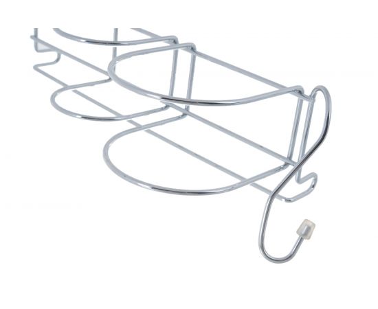 Полка на рейлинг со стаканами для столовых приборов Lemax, длина 140 мм, ширина 340 мм, высота 225 мм, хром MX-400 – изображение 4