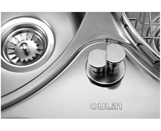 Врезная кухонная мойка Oulin OL-H9818 – изображение 4