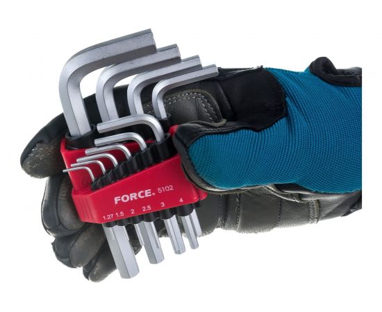 Набор Г-образных шестигранников 10 предметов FORCE 5102 – изображение 4