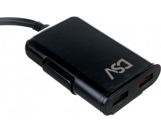 Автомобильное зарядное устройство для телефона и гаджетов DSV 4 USB с проводом R77008 – изображение 4