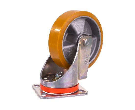 Колесо с вращающейся опорой и пластиной крепления (125 мм; 350 кг) Tellure rota 657603 – изображение 5
