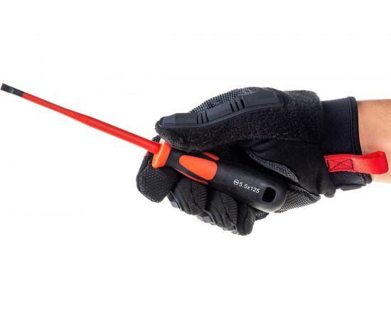 Диэлектрическая отвертка шлиц 5,5x125 КВТ Слим 78589 – изображение 5