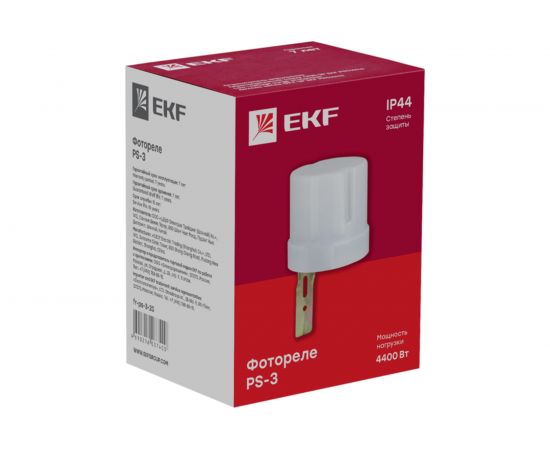 Фотореле EKF PS-3 20А 4400Вт IP44 PROxima SQfr-ps-3-20 – изображение 5