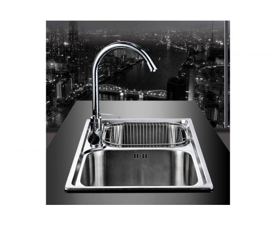 Врезная кухонная мойка Oulin OL-H9818 – изображение 6