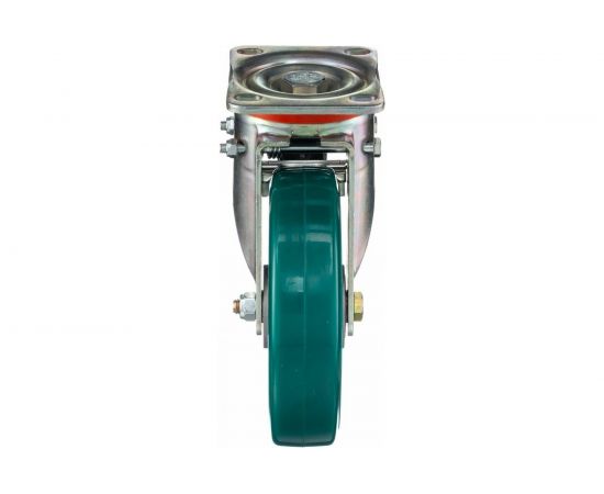 Колесо с вращающейся опорой, пластиной крепления и задним тормозом (200 мм; 700 кг) Tellure rota 627206 – изображение 6