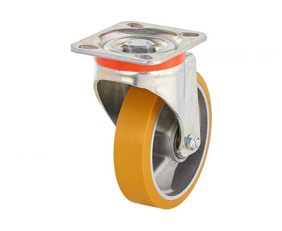 Колесо с вращающейся опорой и пластиной крепления (125 мм; 350 кг) Tellure rota 657603 – изображение 7