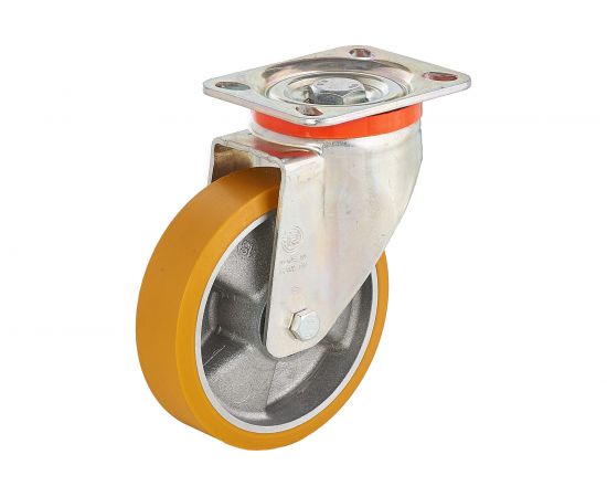 Колесо с вращающейся опорой и пластиной крепления (125 мм; 350 кг) Tellure rota 657603 – изображение 9