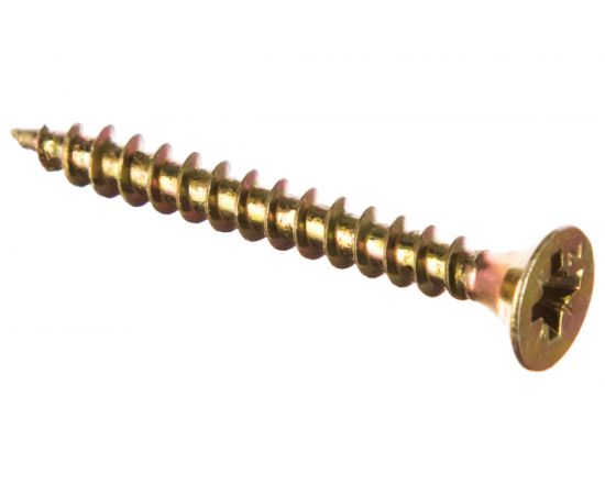 Универсальный саморез Tech-Krep 35х4,0 мм 200 шт желтый, коробка с окном 102244 