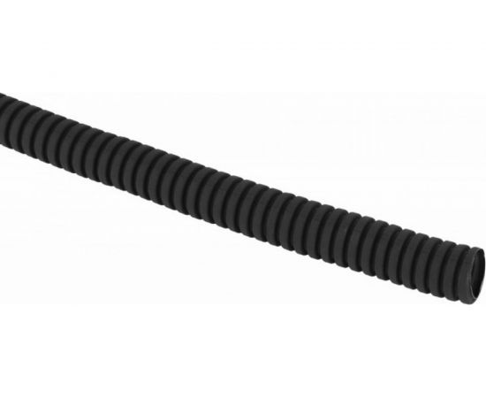 Гофрированная труба Ruvinil ПНД d16мм легкая с протяжкой черный упаковка 20м 2160120 