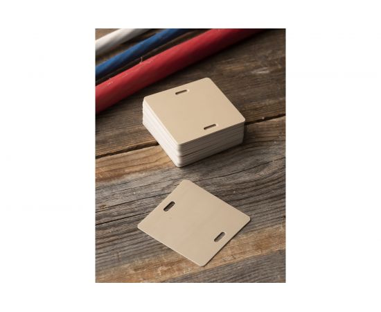 Маркировочная мягкая бирка EKF У-134М 100 шт. большой квадрат PROxima SQmm-134-bs 