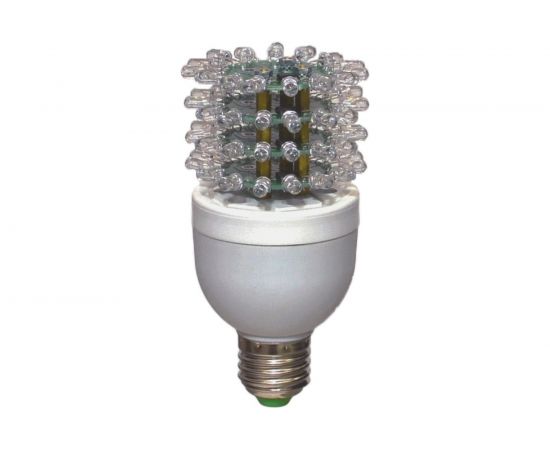 Светодиодная лампа АДФ ЛСД 48 ЩД 4 яруса светодиодов 5 Вт, 30Кд, DC 48V красная 15490919 