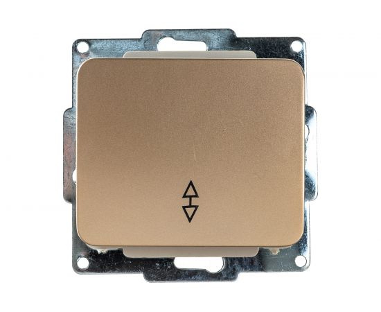 Проходной выключатель одноклавишный СВЕТОЗАР ГАММА, SV-54137-GM 