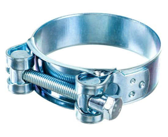 Силовой хомут Nord-Yada Д: 68-73 мм, Ш: 24 мм, Т: 1.5 мм, болт: М8х70, оцинкованная сталь 905999 