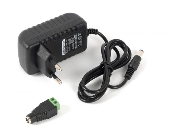 Источник питания Бастион Mollusk-VRK 12/2 12В, 2А, сетевой диапазон 110-245В встроенная вилка 8831 