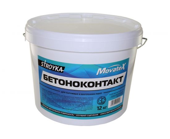 Бетонконтакт Movatex Stroyka 12 кг Т31702 
