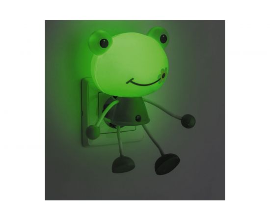 Светильник-ночник FERON лягушка, зеленый, оснащен датчиком день/ночь 23364 – изображение 2