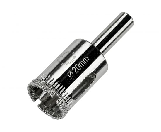 Коронка алмазная по керамике, плитке и стеклу 20 мм Diamond Industrial DIDCBC020 – изображение 2