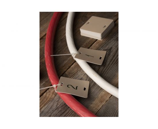 Маркировочная мягкая бирка EKF У-134М 100 шт. большой квадрат PROxima SQmm-134-bs – изображение 2