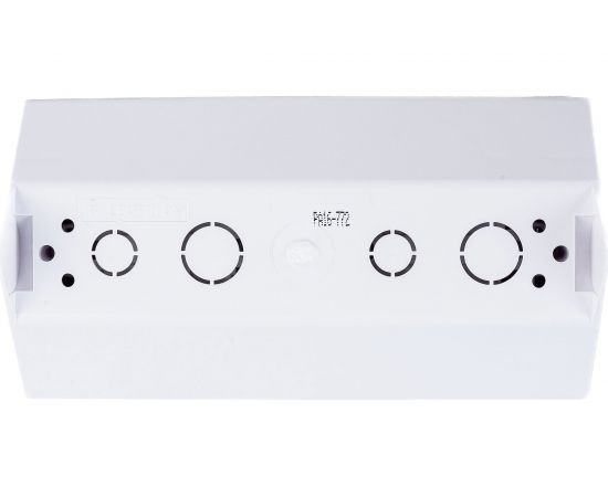 Розетка Bylectrica 2-местная, угловая открытая установка, с заземляющим контактом, серия УЮТ, белый, РА16-772 – изображение 2