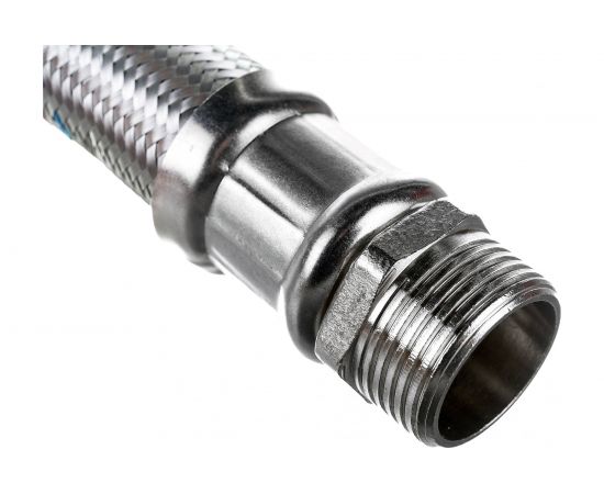 Подводка для воды TР-сантехника Гигант, нержавеющая сталь, 50 см, в/н 3/4, угловая 26385 – изображение 3