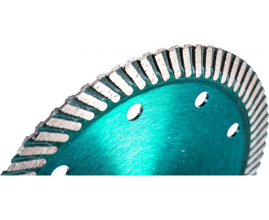 Диск алмазный отрезной Турбо Железобетон (125x22.23 мм) TRIO-DIAMOND TP172 – изображение 3