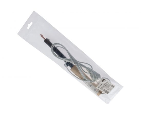 Паяльник с деревянной рукояткой ЭРА ЭПСН 230 В, 25 Вт, PLR01 25 W Б0046951 – изображение 3