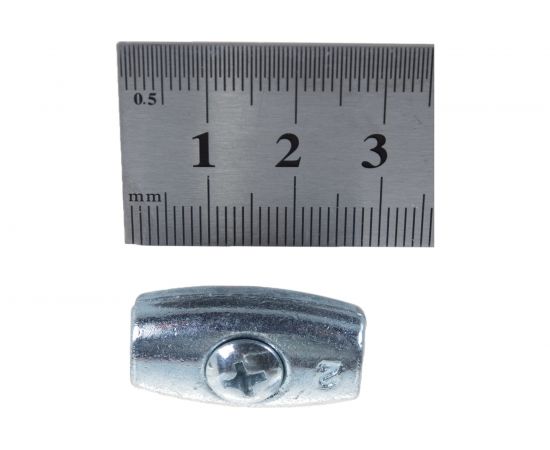 Зажим троса ""Бочонок"" 30 шт. (2 мм; ТФ5) Зубр 4-304455-02 – изображение 3