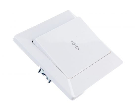 1 клавишный выключатель TDM Ильмень на 2 направления 10А белый SQ1823-0005 – изображение 3