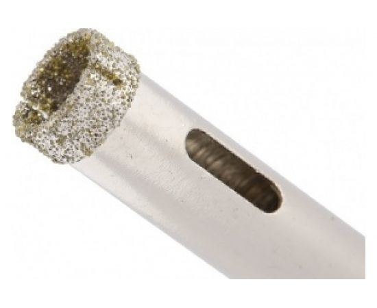 Сверло алмазное по керамограниту (2 шт; 8х67 мм; 3-гранный хвостовик) MATRIX 726083 – изображение 3