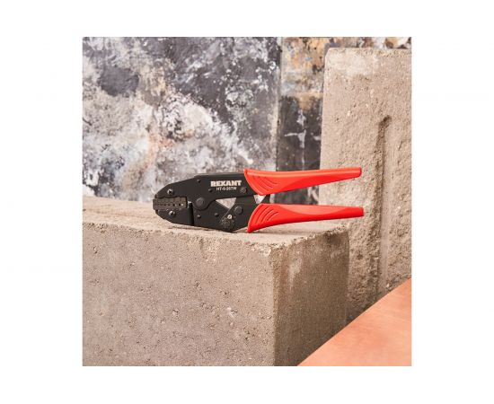 Кримпер для обжима двойных штыревых наконечников REXANT 2x0.5-6.0 мм² HT-5-26TW 12-3222 – изображение 4