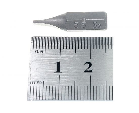 Бита плоская 5.5х1 мм, 25 мм BOVIDIX 6255525 – изображение 4