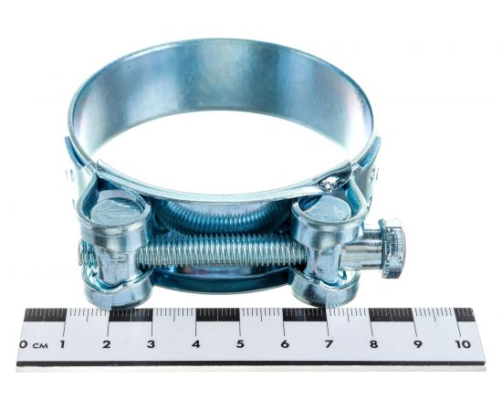 Силовой хомут Nord-Yada Д: 68-73 мм, Ш: 24 мм, Т: 1.5 мм, болт: М8х70, оцинкованная сталь 905999 – изображение 5