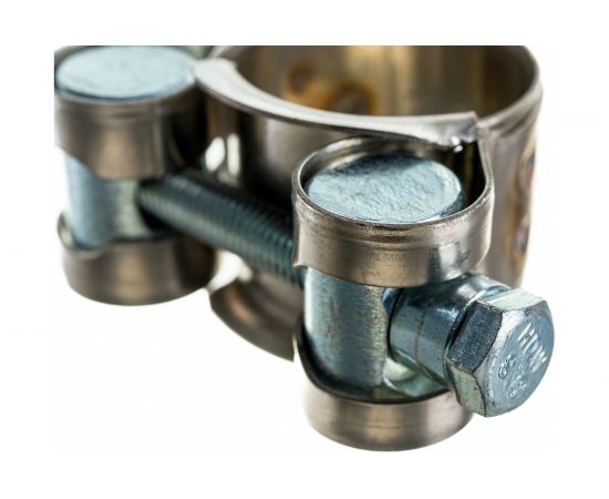 Силовой хомут Nord-Yada Д: 20-22 мм, Ш: 18 мм, Т: 0,6 мм, болт: М5х40, нерж. сталь 903114 – изображение 5