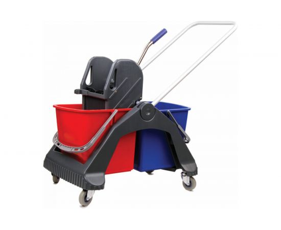 Уборочная тележка BRABIX 2 съемных ведра 30 л 606661 